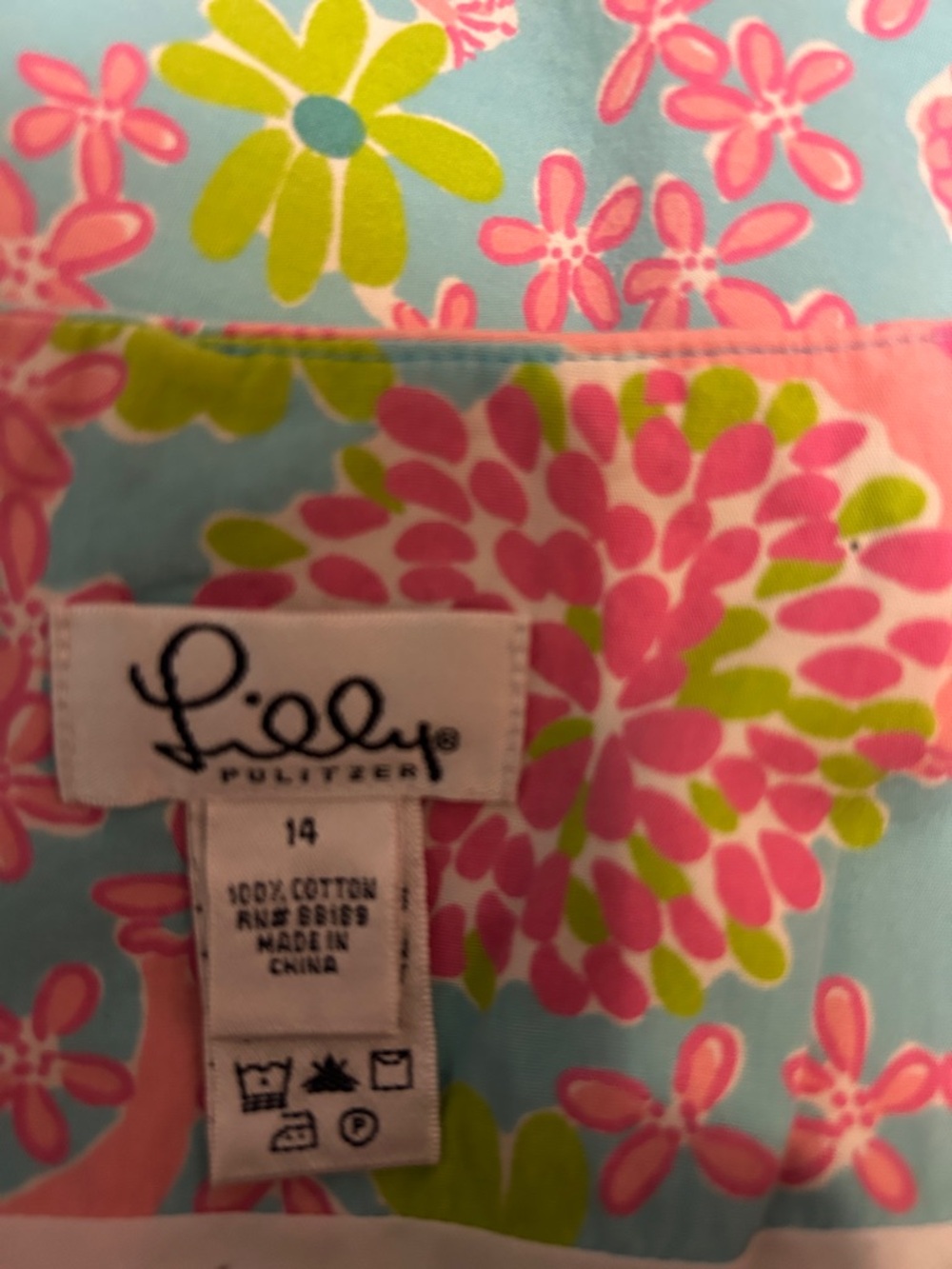 🍰WKND🛀🏾SALE Lilly Pulitzer elephant floral skirt - Picture 4 of 4